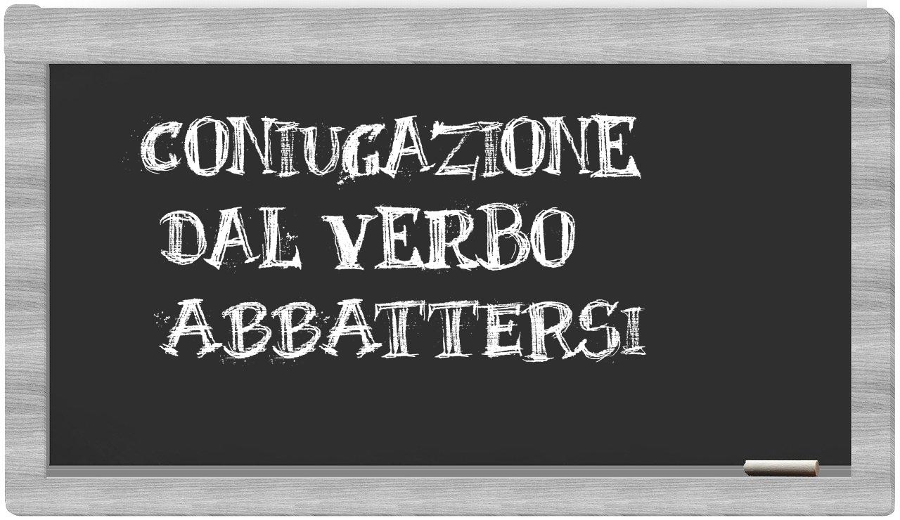 ¿abbattersi en sílabas?