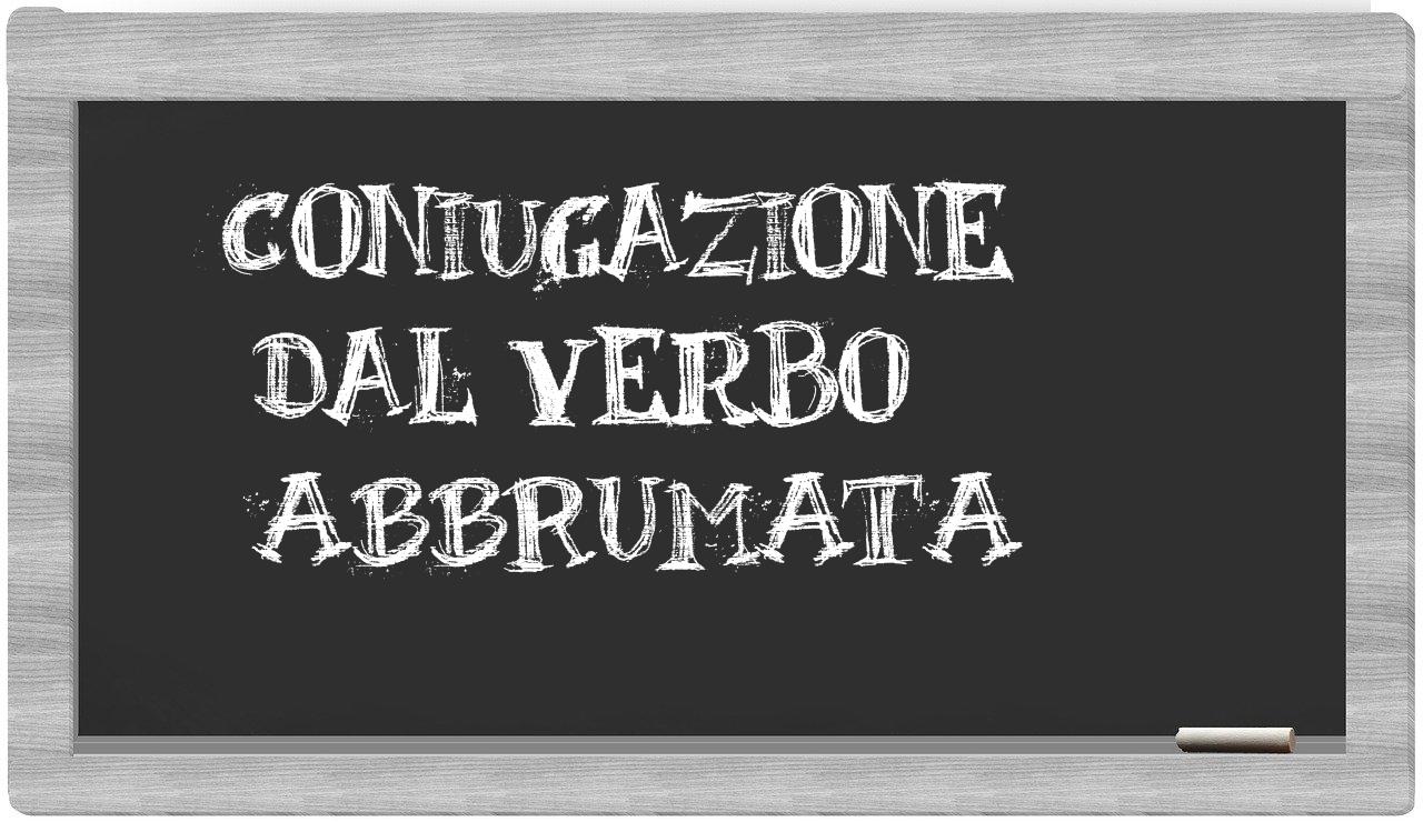 ¿abbrumata en sílabas?