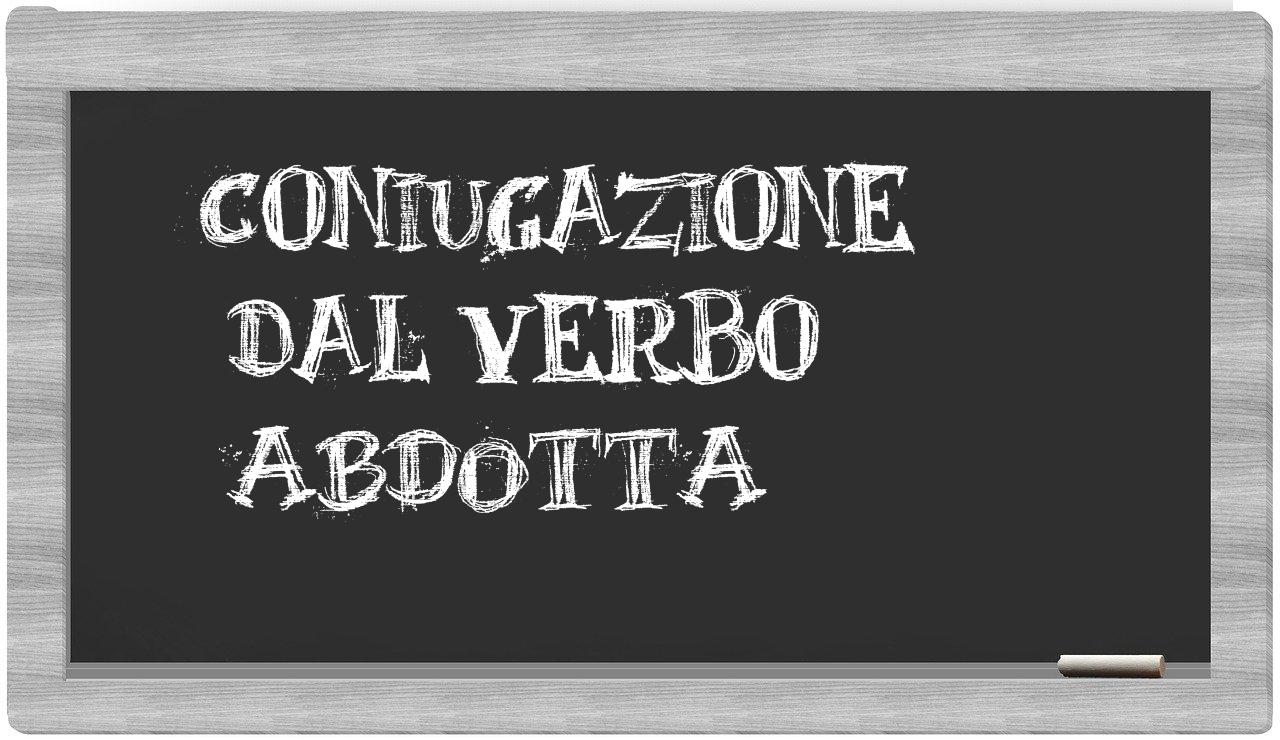 ¿abdotta en sílabas?