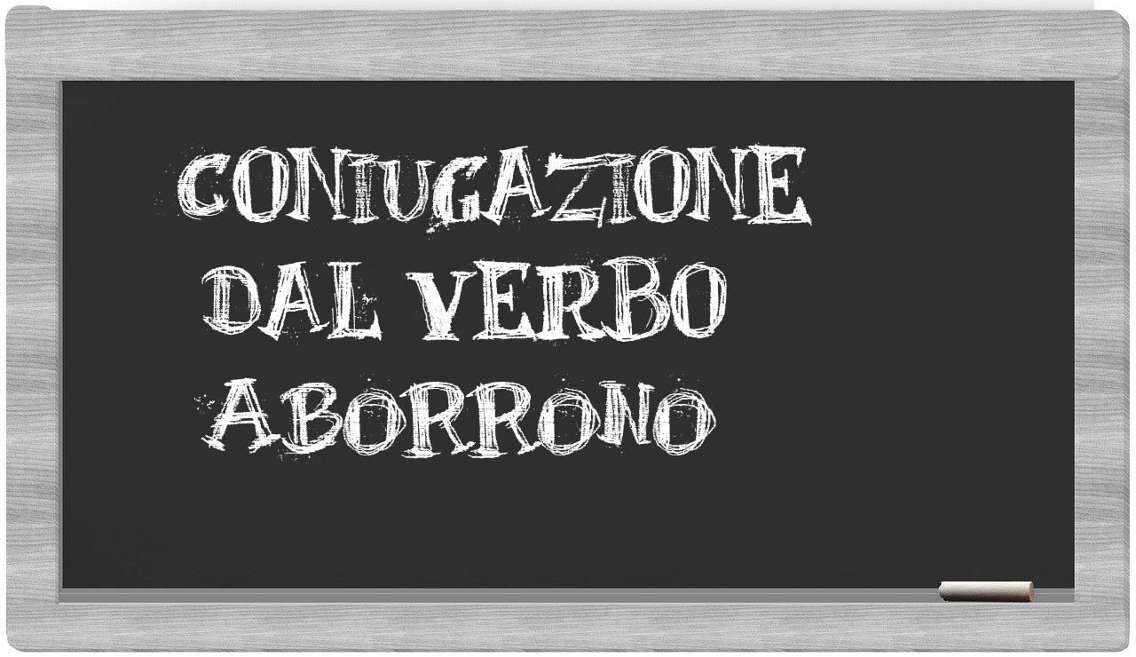 ¿aborrono en sílabas?