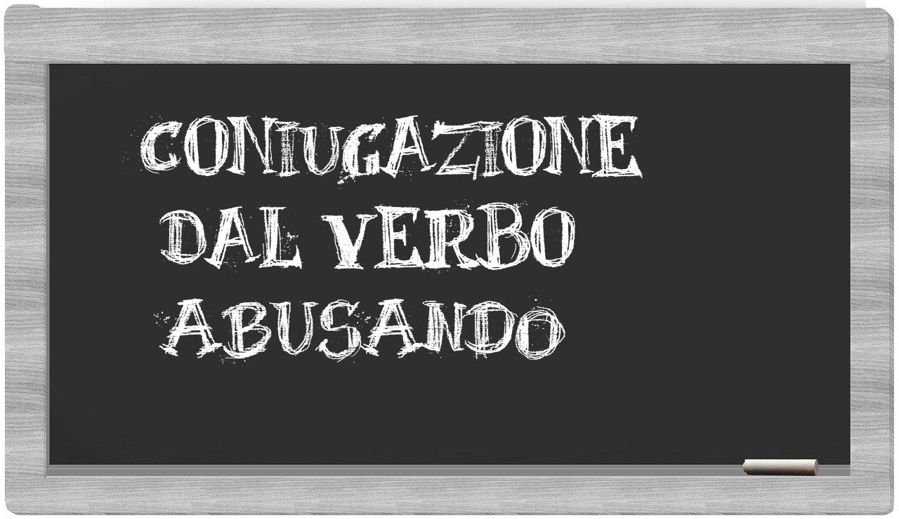 ¿abusando en sílabas?