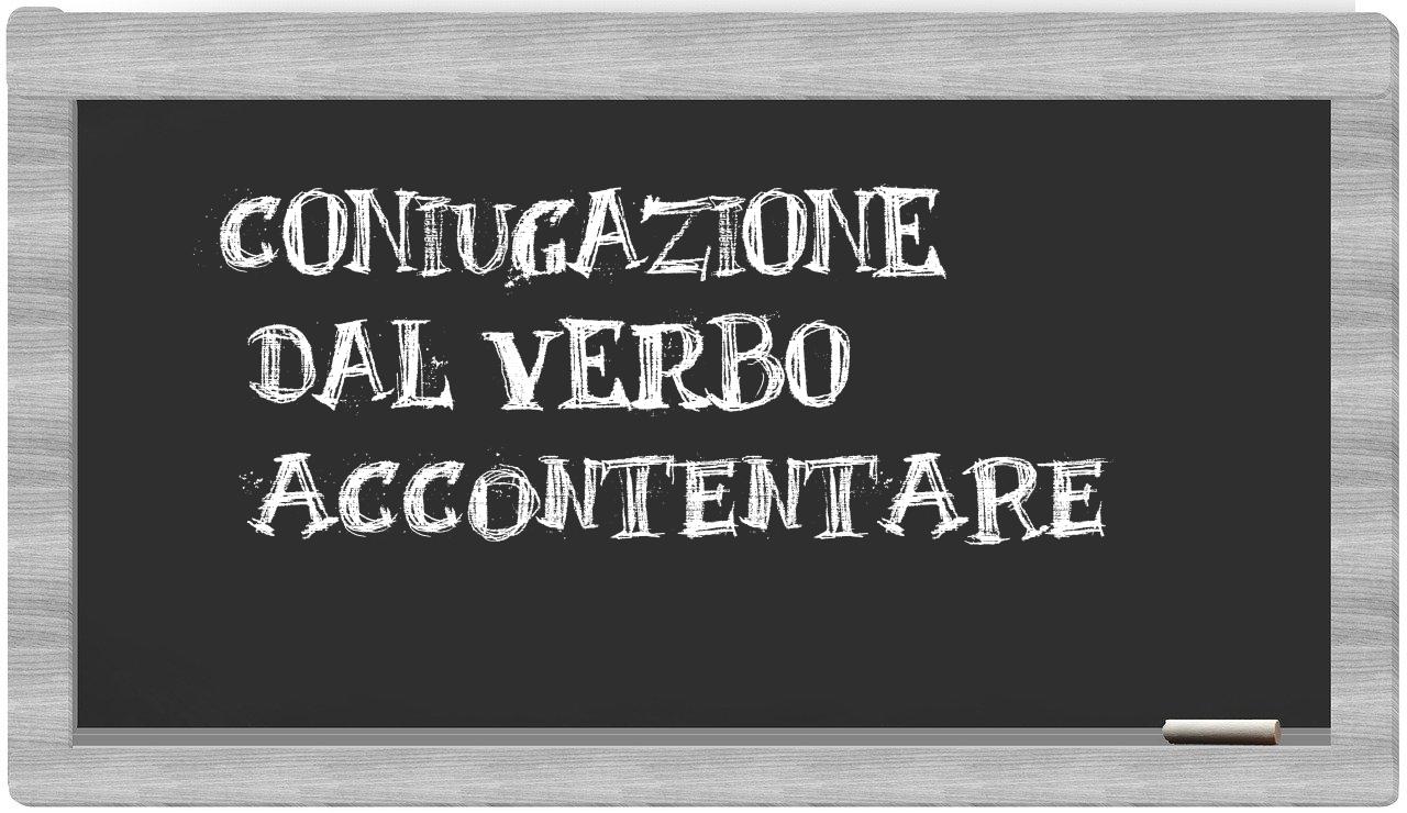 ¿accontentare en sílabas?