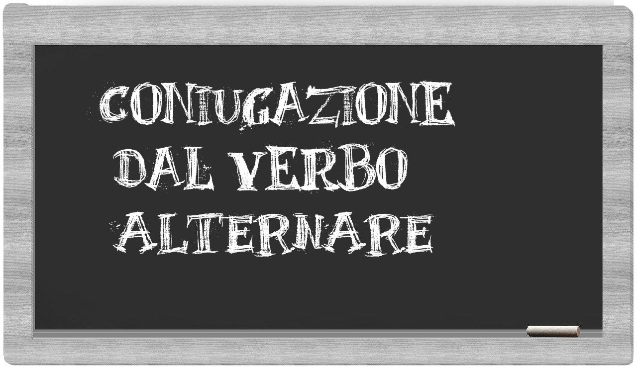 ¿alternare en sílabas?