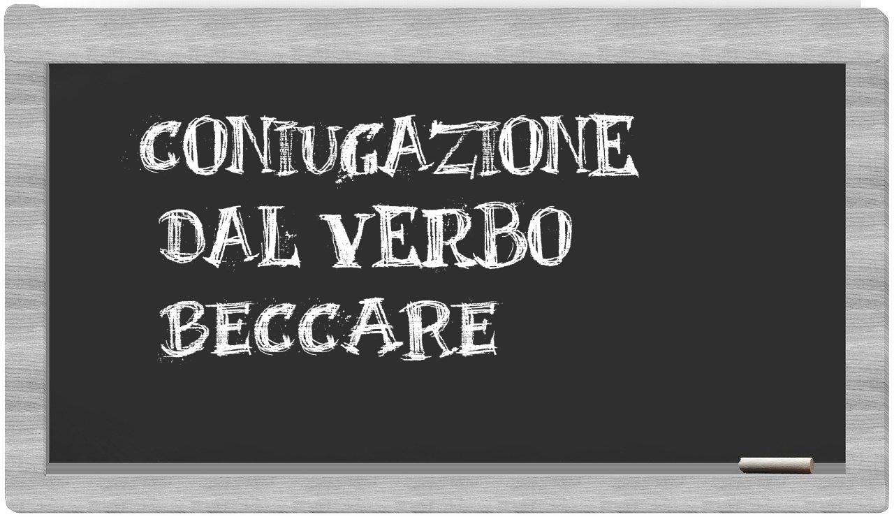 ¿beccare en sílabas?