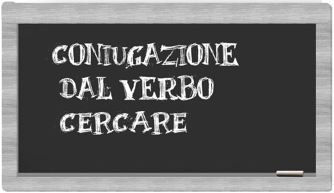 ¿cercare en sílabas?