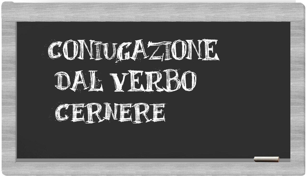 ¿cernere en sílabas?