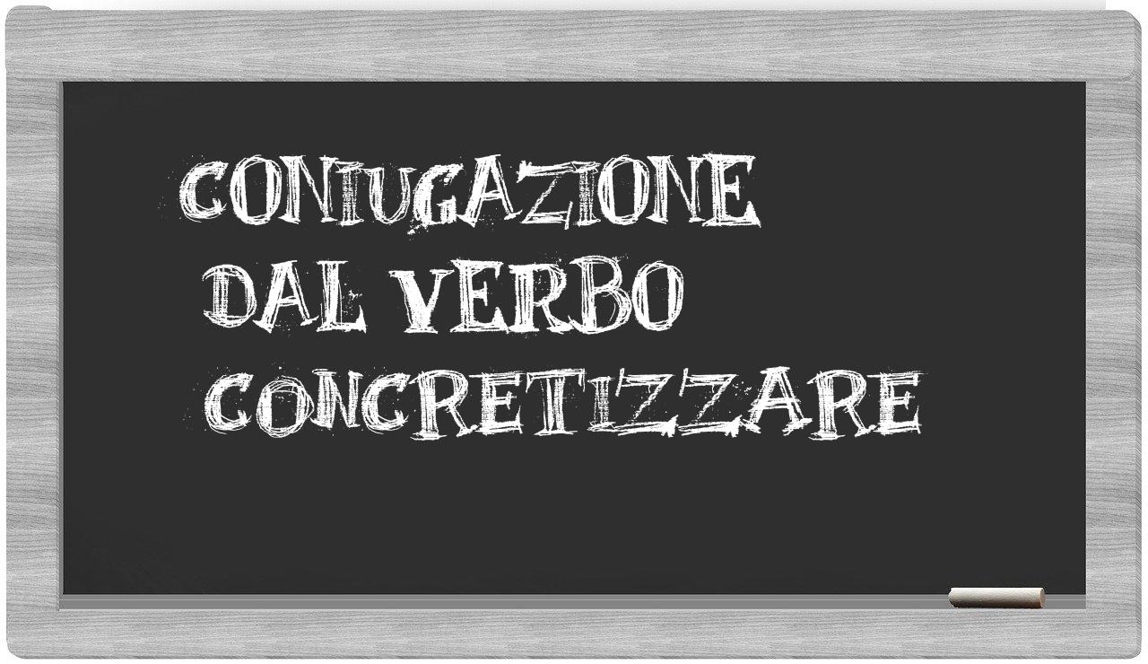 ¿concretizzare en sílabas?