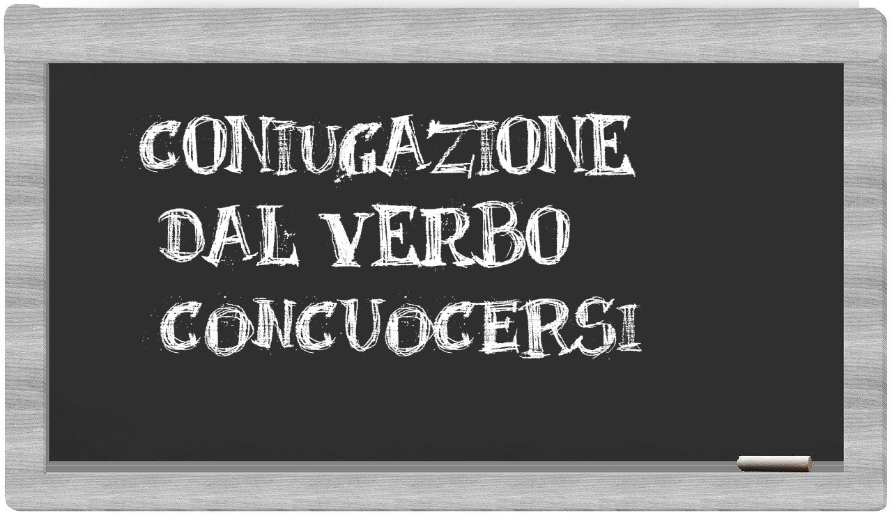 ¿concuocersi en sílabas?