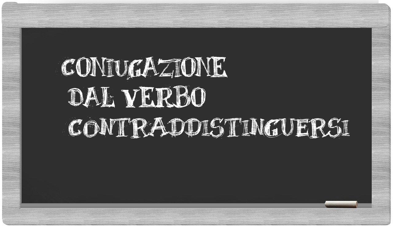 ¿contraddistinguersi en sílabas?