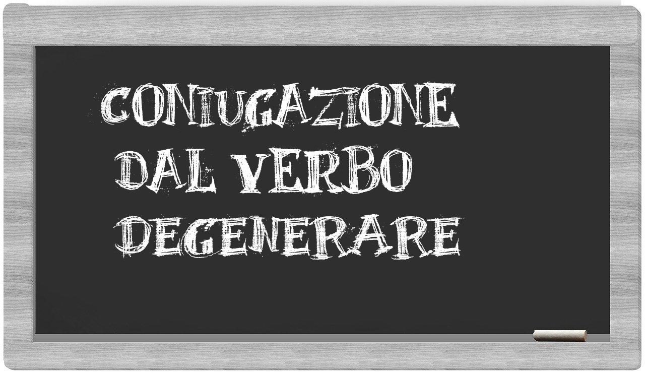 ¿degenerare en sílabas?