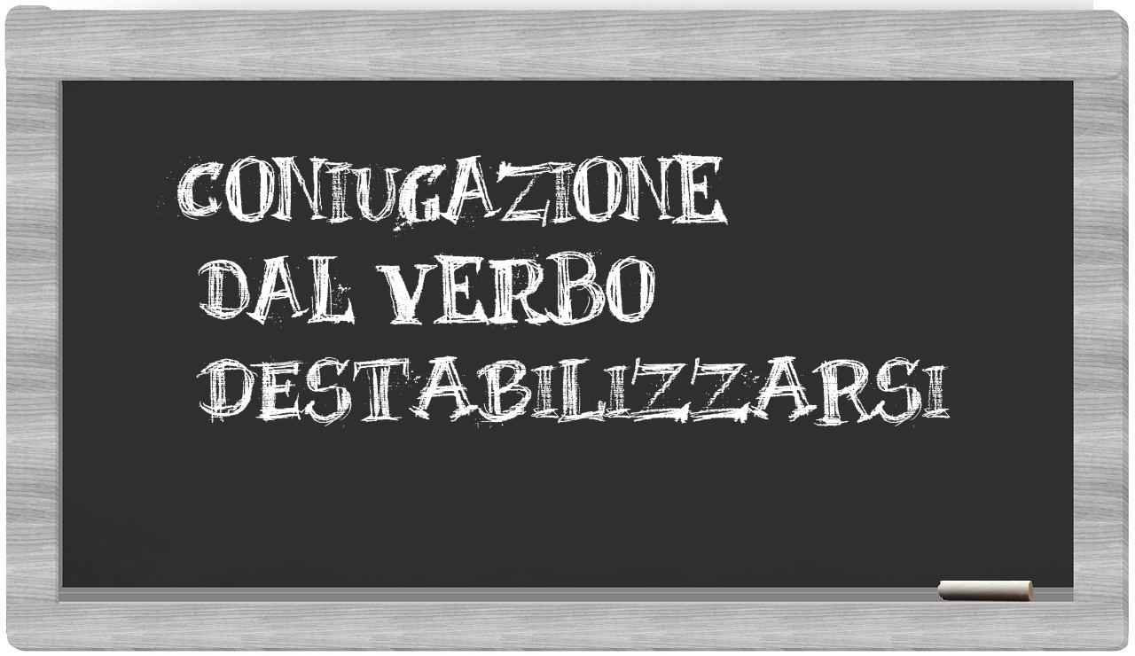 ¿destabilizzarsi en sílabas?