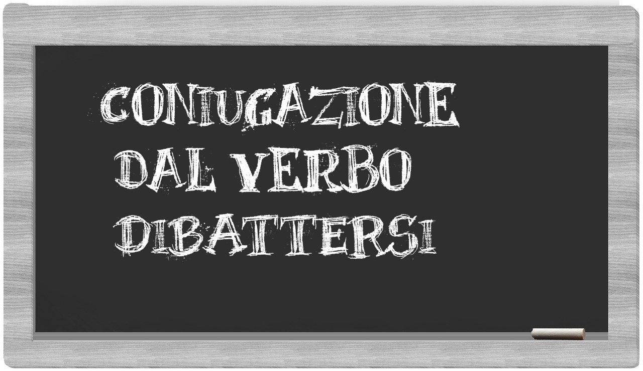 ¿dibattersi en sílabas?