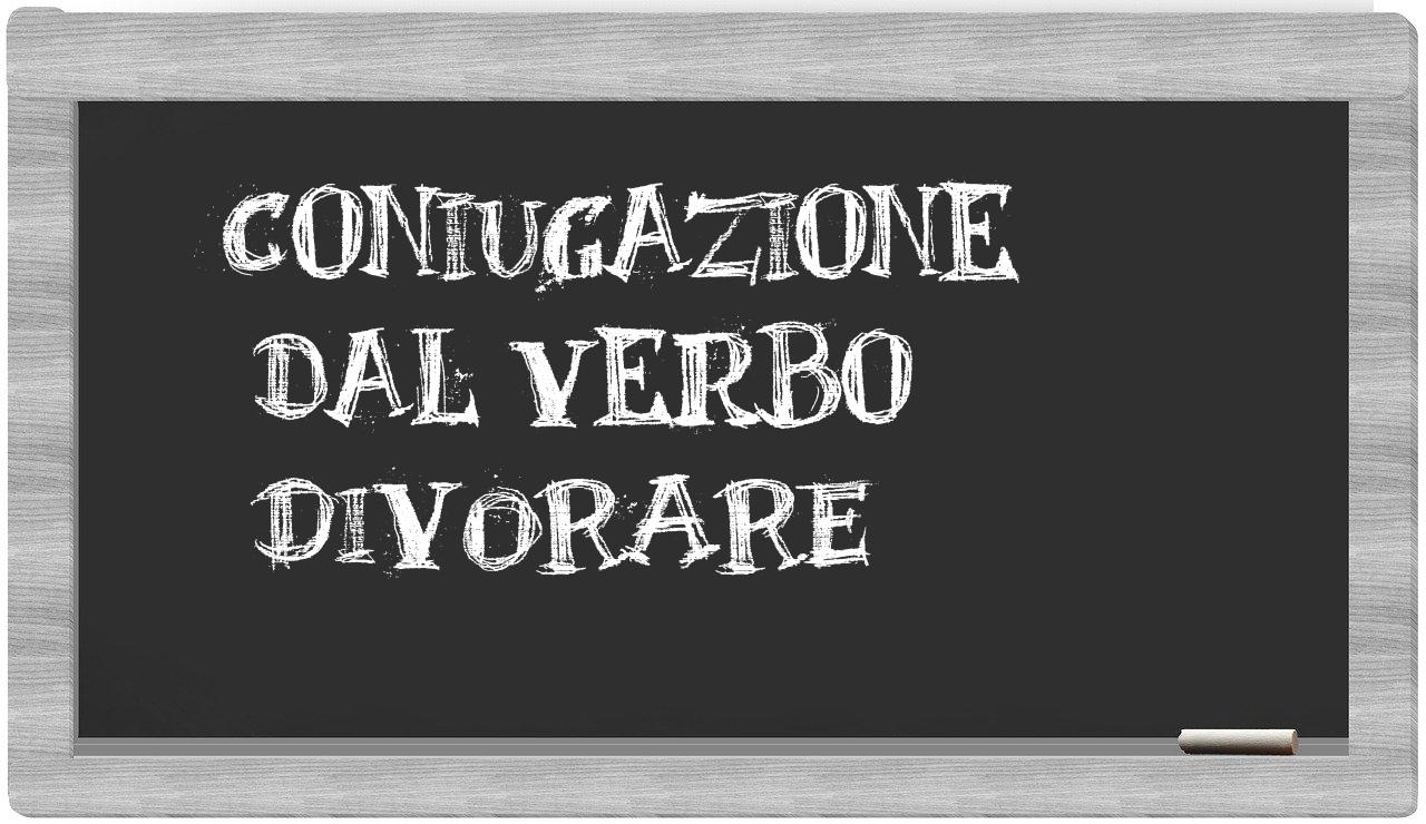 ¿divorare en sílabas?