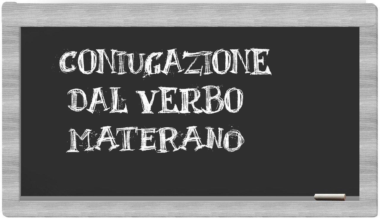 ¿materano en sílabas?