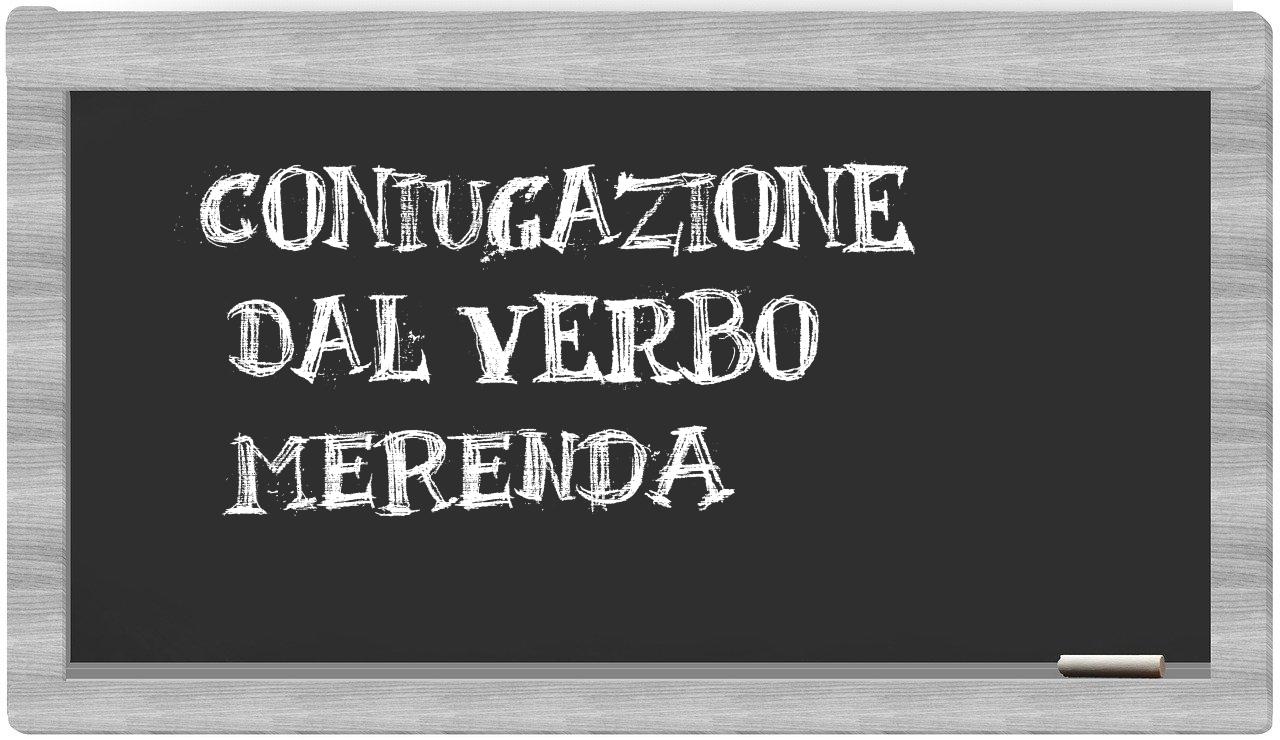 ¿merenda en sílabas?