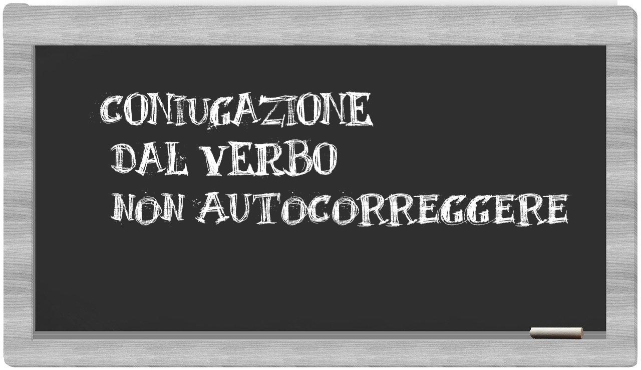 ¿non autocorreggere en sílabas?