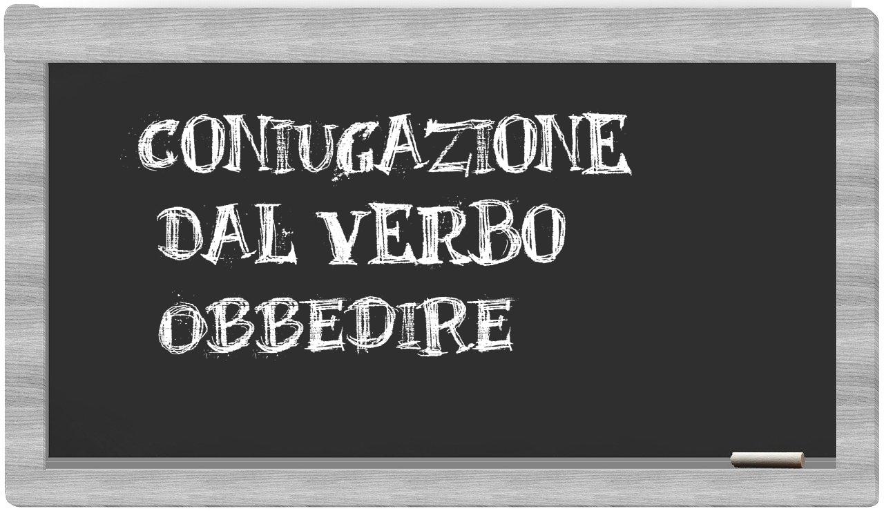 ¿obbedire en sílabas?