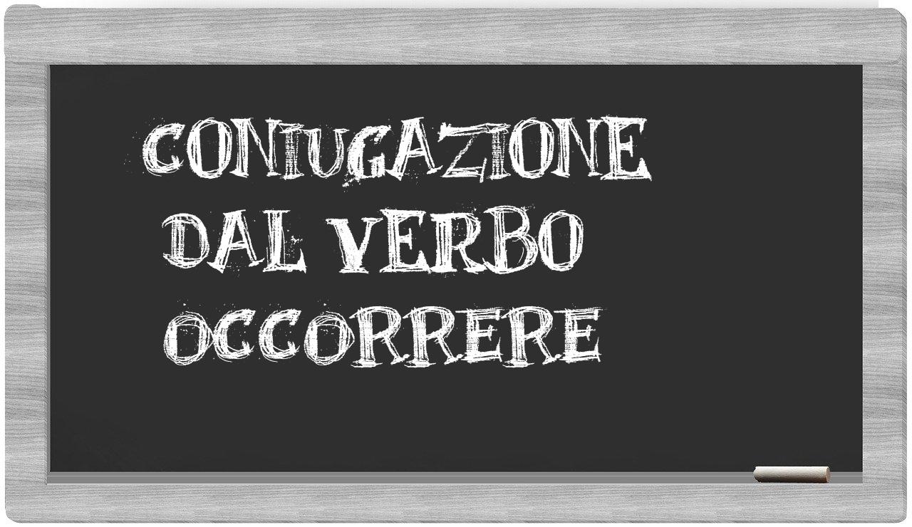 ¿occorrere en sílabas?