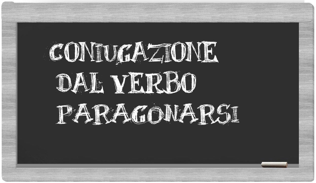 ¿paragonarsi en sílabas?