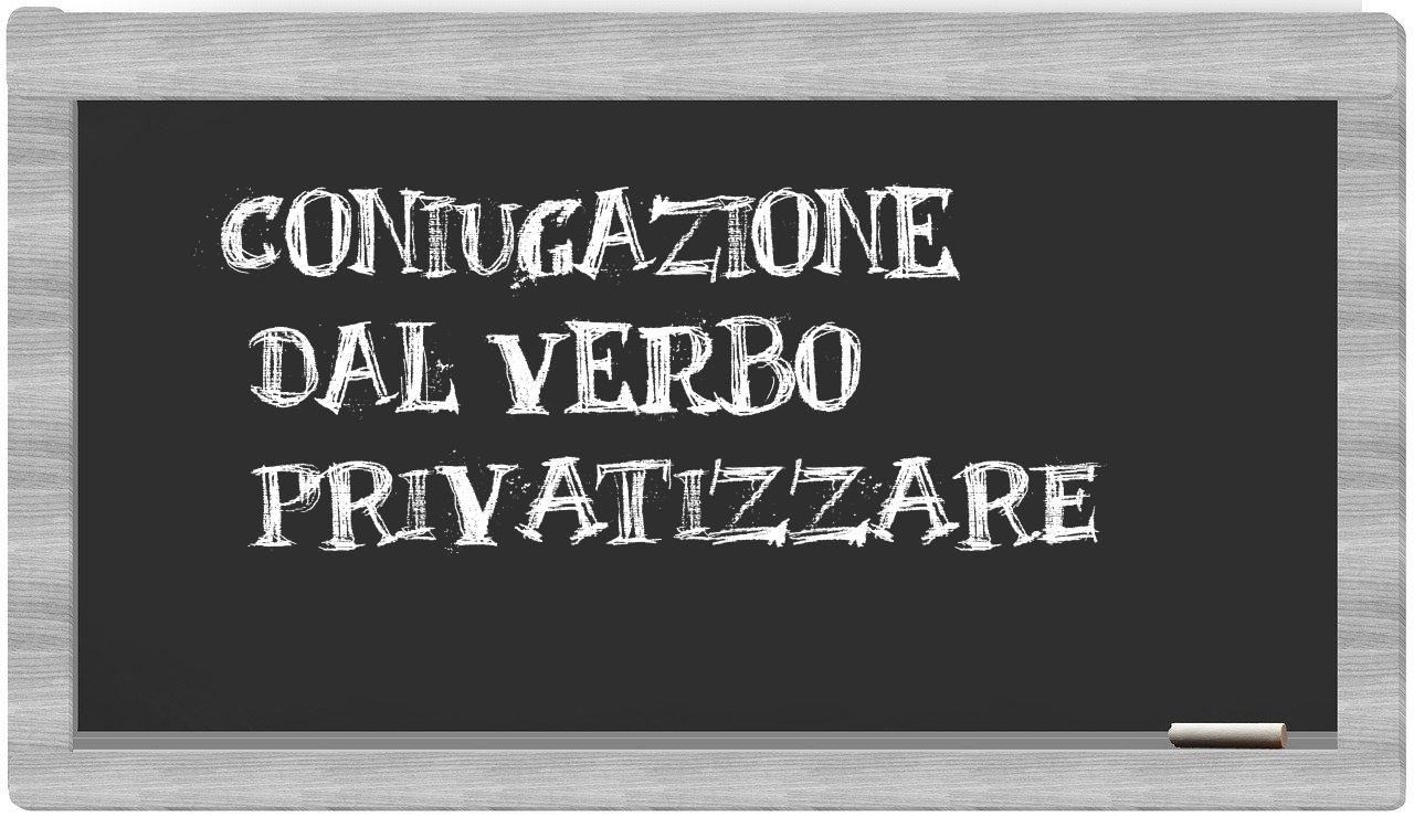 ¿privatizzare en sílabas?