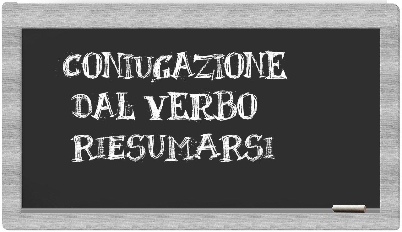 ¿riesumarsi en sílabas?